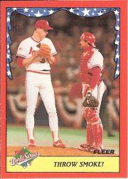 1988 Fleer World Series Baseball Cards 005      Todd Worrell/Tony Pena
